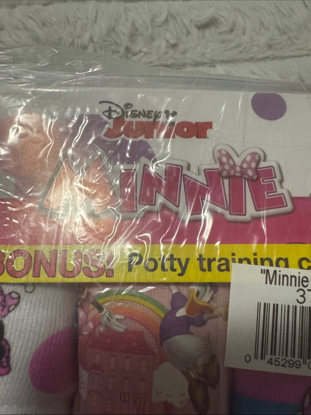 Disney 3T  Minnie Mouse Training Pants 10pk- Pink, Purple, White, Green, Yellow - Picture 2 of 4